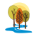 Logo Nad Czarną Całoroczne Domki w Sielpi Małej